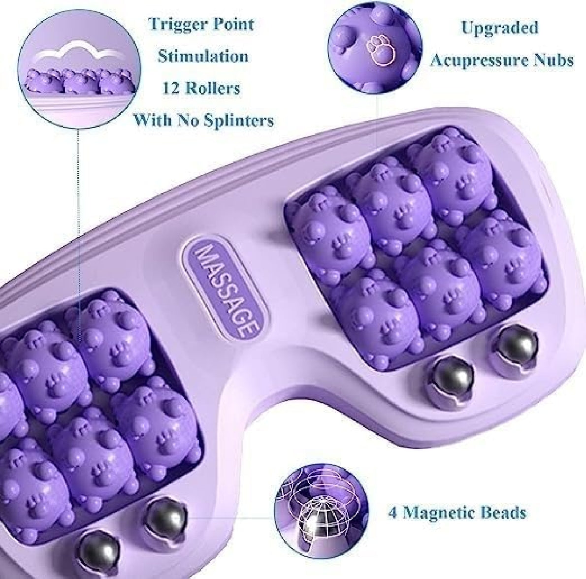 FootRelief™ Acupressure Foot Massager Roller