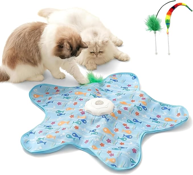 Rechargeable Cat Toy - Automatic Moving Feather