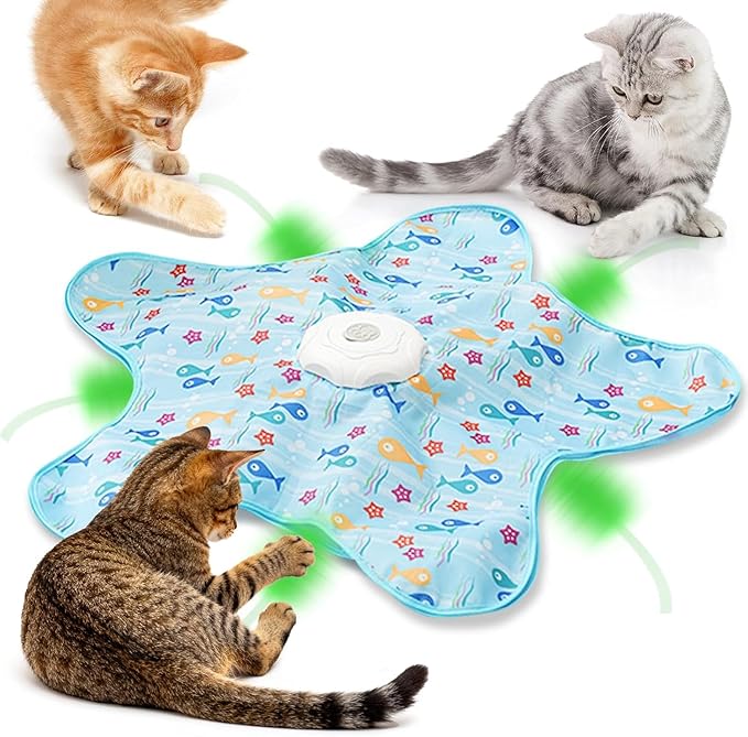 Rechargeable Cat Toy - Automatic Moving Feather