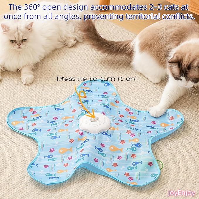 Rechargeable Cat Toy - Automatic Moving Feather